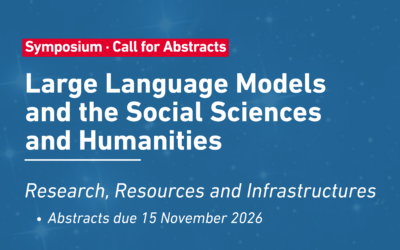 Call for Abstracts: LLMs and the Social Sciences and Humanities